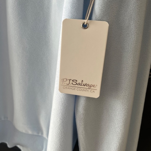 P.J. Salvage velour sweatshirt ice blue - Picture 3 of 8
